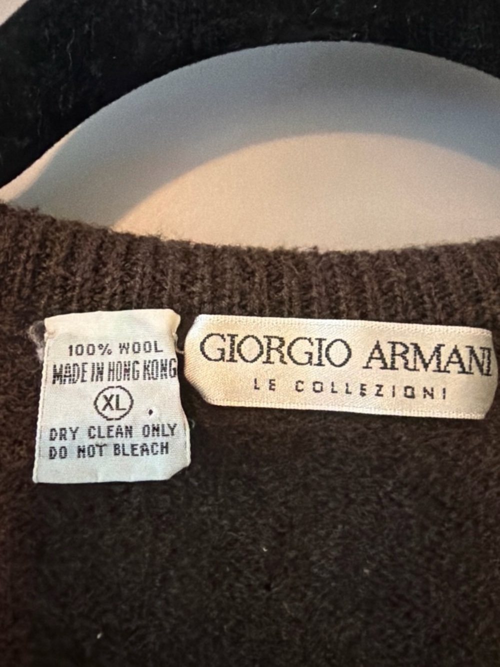 Giorgio Armani 100% Wool Sweater Vest - Picture 3 of 4